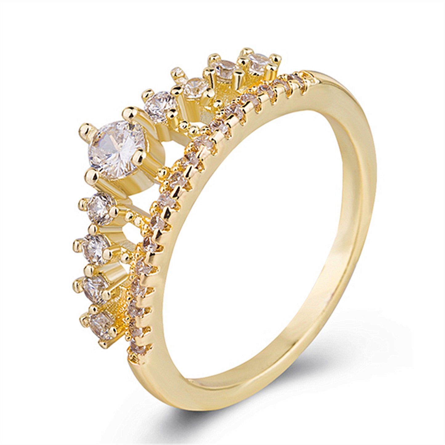 Nouveau - Jolie bague couronne