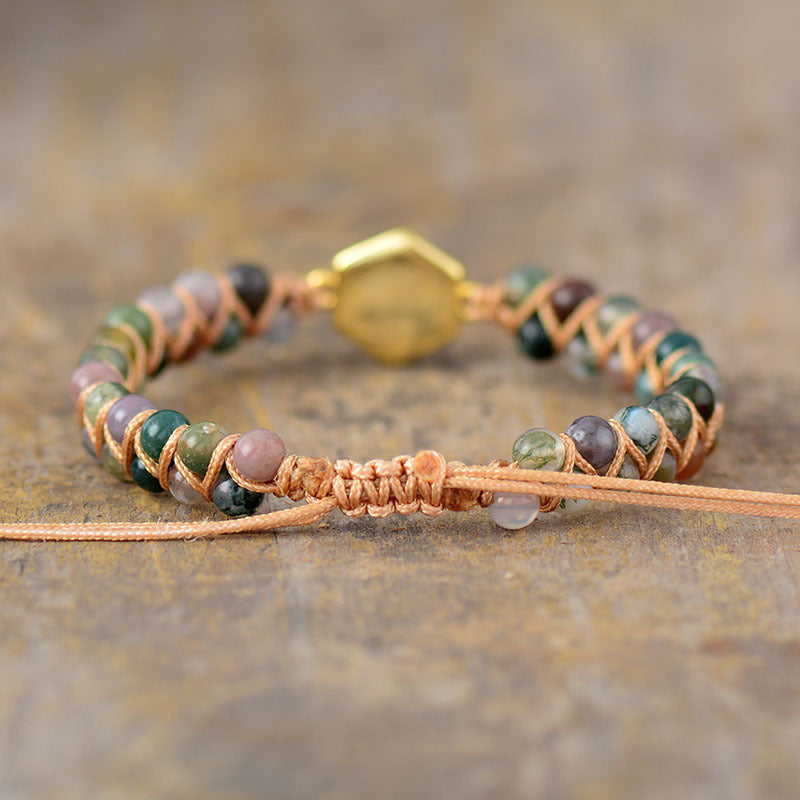 Bracelet en pierres naturelles pour homme