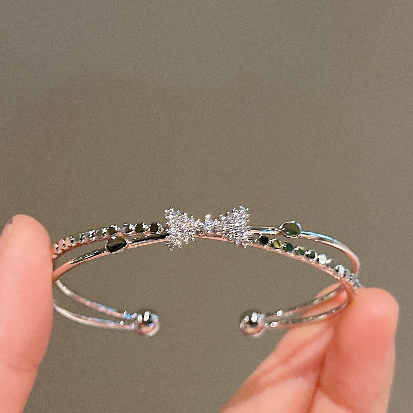 Clara - Bracelet à nœud de niche en argent