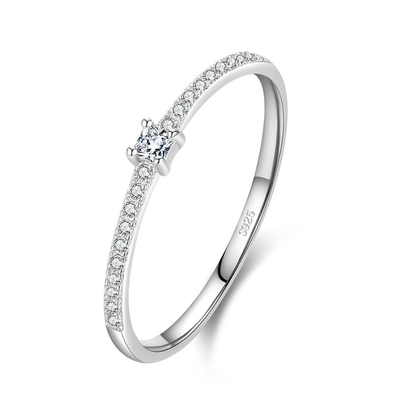 Clara - Bague en argent 925 assortie avec tout