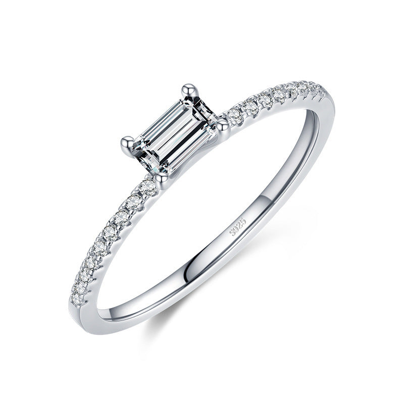 Clara - Bague en argent 925 assortie avec tout